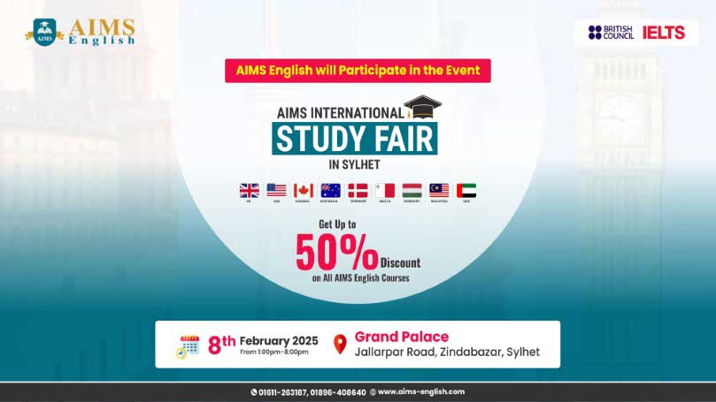 Participating in the AIMS International Study Fair in Sylhet